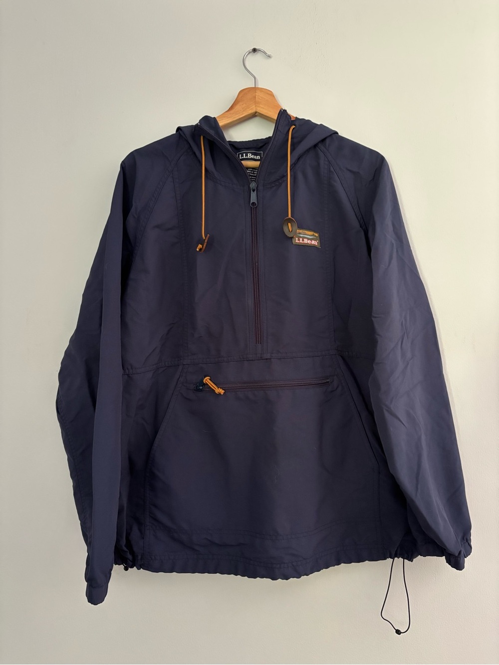 L.L.Bean Mountain Classic Anorak - Navy - XL Petite